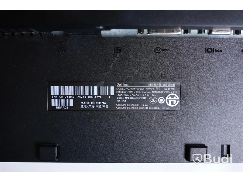 2 ST Datorskärmar DELL U2412Mb