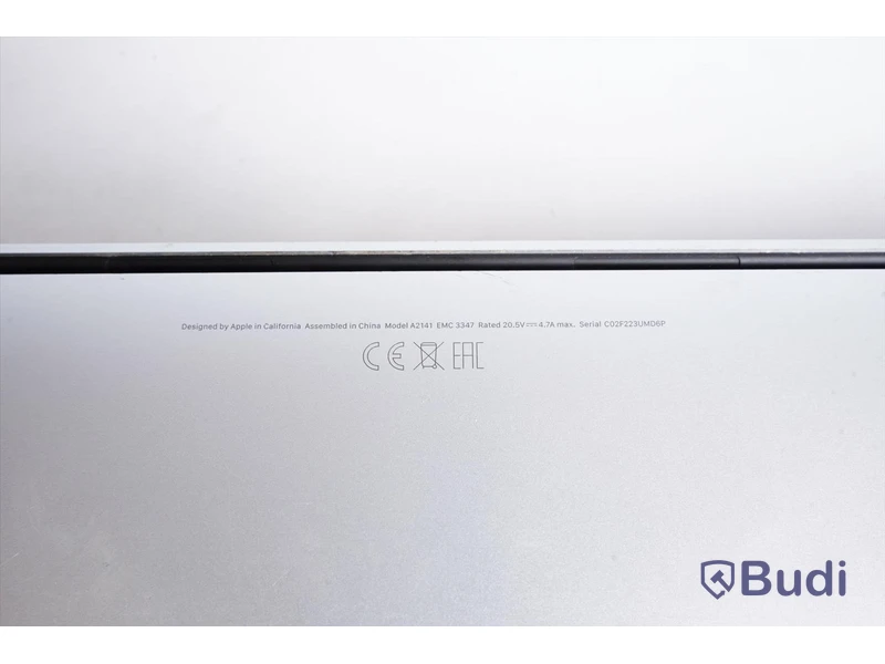 MacBook Pro 16 tum 2019, model A2141