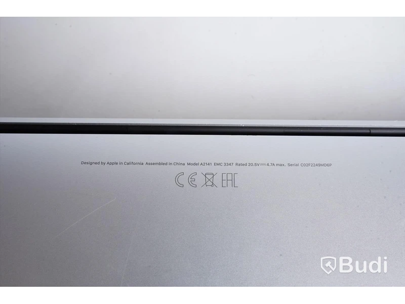 Macbook Pro 16 tum 2019, model A2141