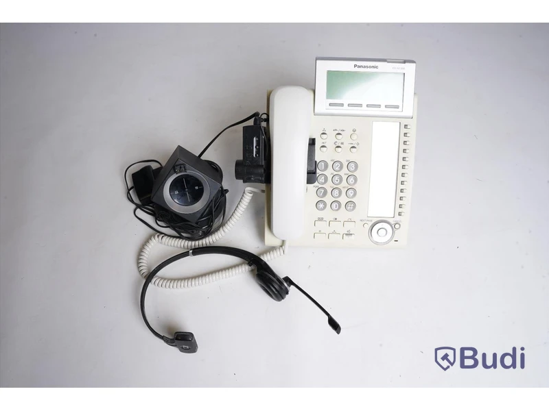 Telefon - panasonic KX-NT366 ink lurlyftare och headset från Sennheiser
