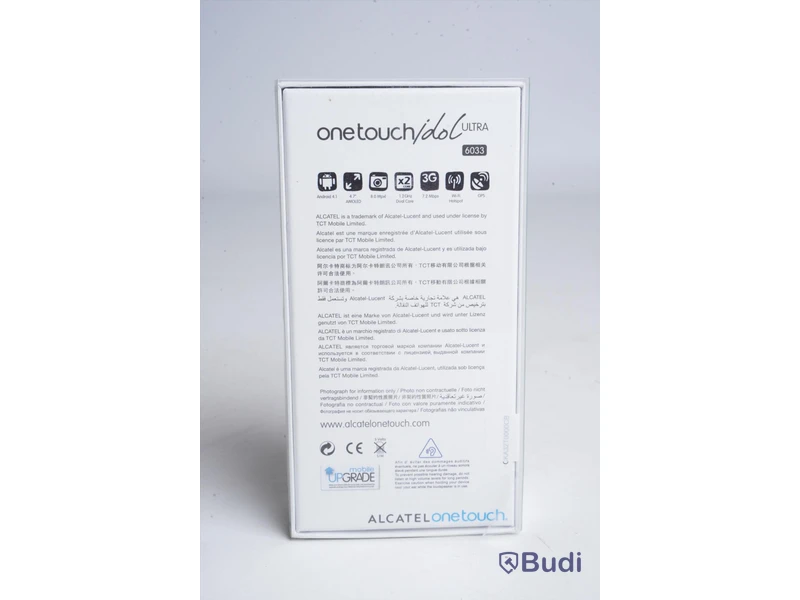 One Touch idol ULTRA 6033k, Black,  Ny, Obruten förpackning.
