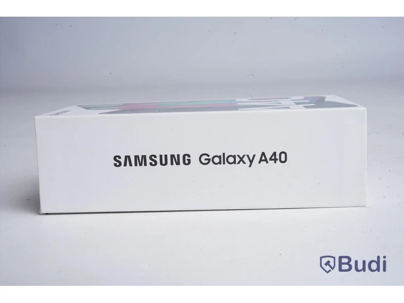 Samsung Galaxy A40, 64 GB, Black, Ny, Obruten förpackning.