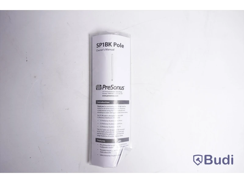 Subwoofer Stativ 2st - PreSonus SPIBK Subwoofer Pole