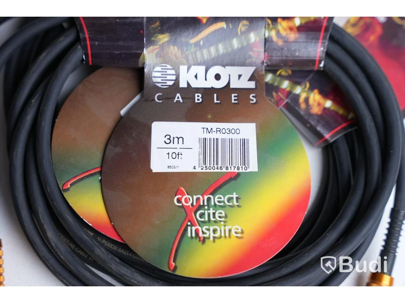 Telekabel 2st - Klotz FunkMaster 3m TM-R0300. Ny.