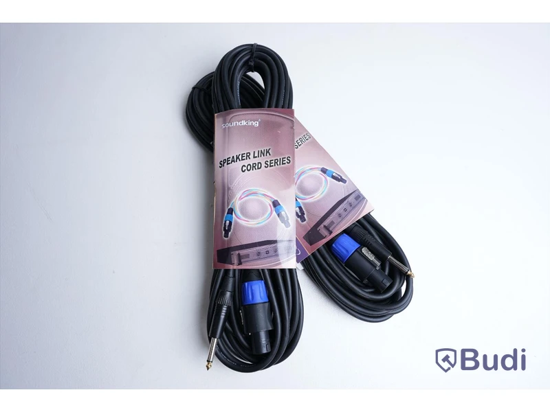 Högtalarkabel 2st - Soundking Speaker Link Cord Series 10m. Ny.