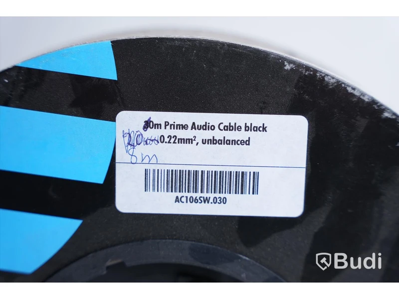 Ljudkabel - Klotz Prime Audio Cable AC106SW.030, 8m.