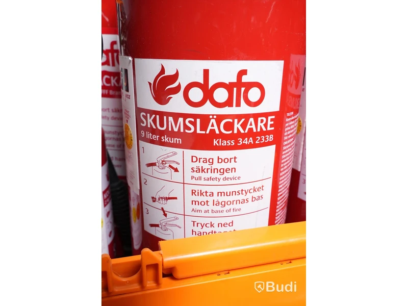 Parti med brandsläckare - Dafo