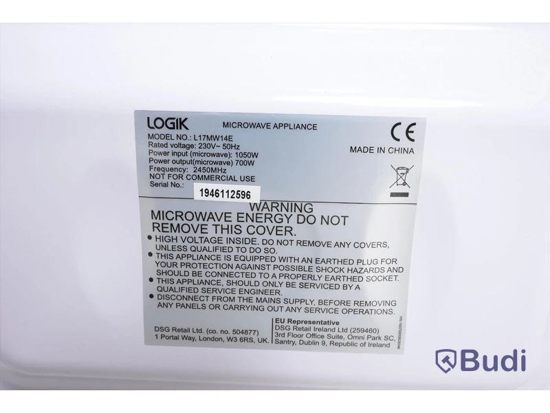 Microvågsugn - LOGIC L17MW14E
