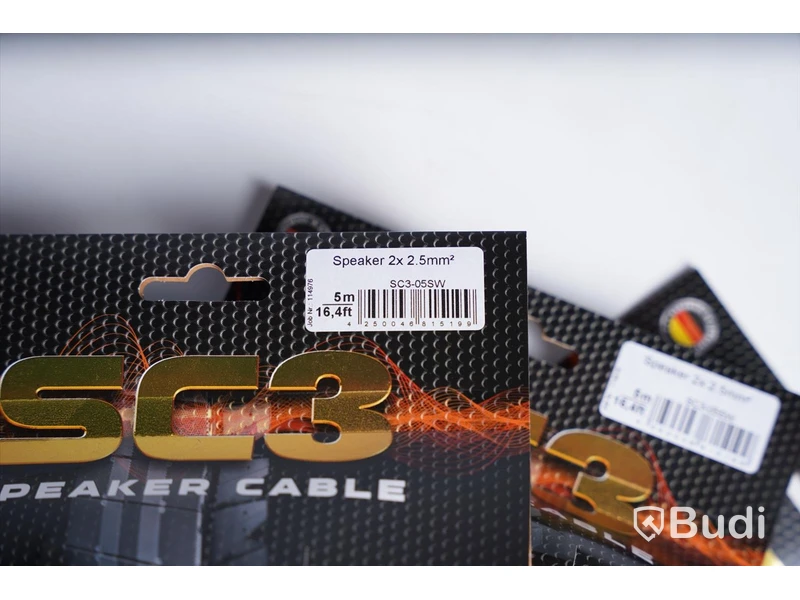 Speakon-kabel 3st - Klotz SC-3 Speaker Cable, 5m. Ny.