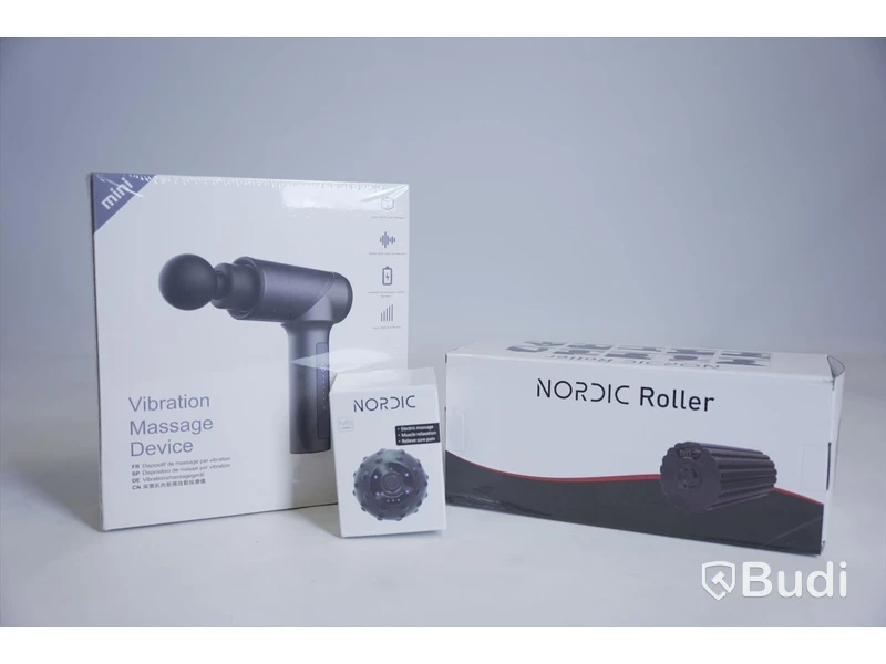 Massagekit - Mini Vibration Massage Device, Nordic Vibrating Massage Ball och Nordic Roller.