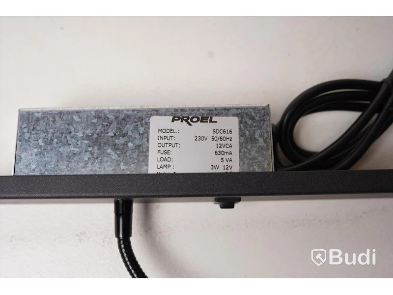 Lampa rackmonterad - Proel SDC616. Ny.