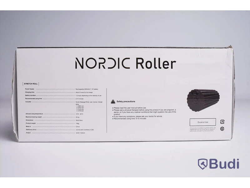Massagekit - Mini Vibration Massage Device, Nordic Vibrating Massage Ball och Nordic Roller. Ny.