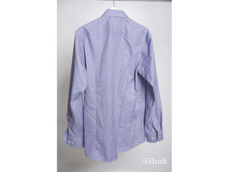 Skjorta - J. Harvest & Frost, Purple Bow 48 Regular, 566 Blue Pattern, Stl. L 41/42, Herr. Ny.