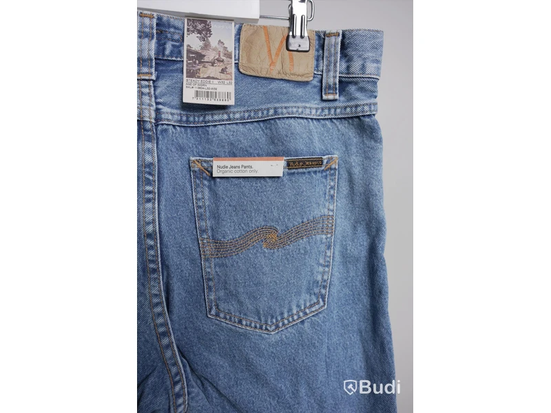 Jeans - Nudie, Steady Eddie II, Age of Worn blå, Strl. 32/32. Ny.