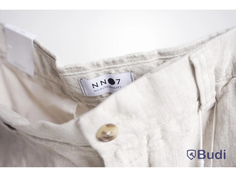 Shorts linne - NN07, Crown 1196, Beige, Strl. 44, Herr. Ny.