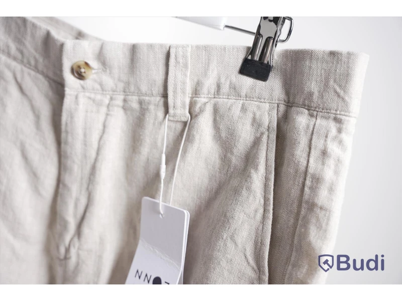 Shorts linne - NN07, Crown 1196, Beige, Strl. 44, Herr. Ny.