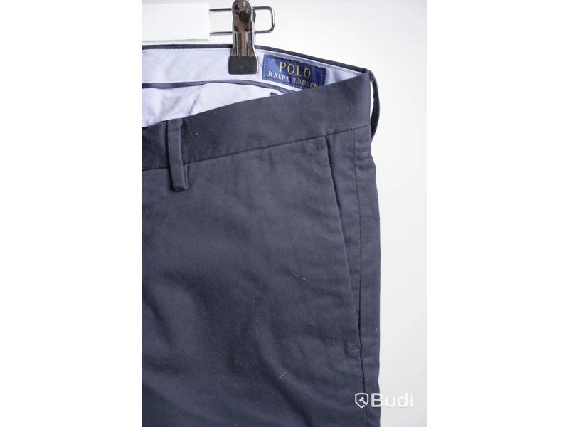 Byxor/chinos - Polo Ralph Lauren, Slim fit stretch chinos, Marinblå, Strl. 33/32, Herr. Ny.