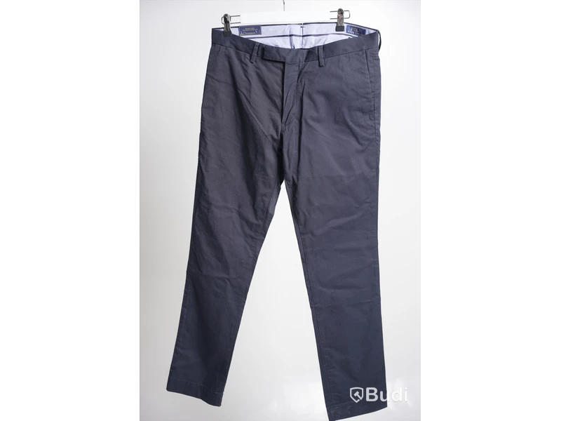 Byxor/chinos - Polo Ralph Lauren, Slim fit stretch chinos, Marinblå, Strl. 33/32, Herr. Ny.