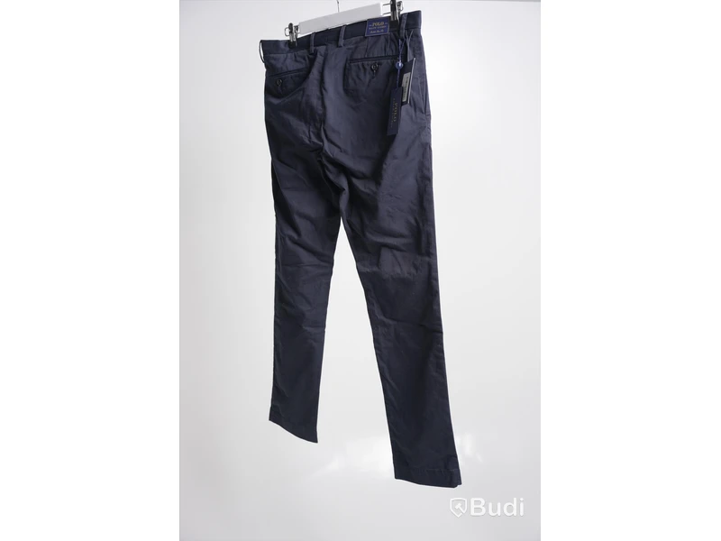 Byxor/chinos - Polo Ralph Lauren, Slim fit stretch chinos, Marinblå, Strl. 33/32, Herr. Ny.