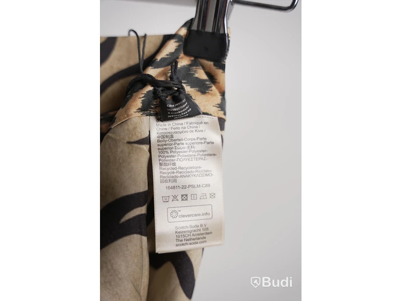 Kjol - Scotch & Soda, Printed midi wrap, Mönstrad, Strl. M, Dam. Ny.