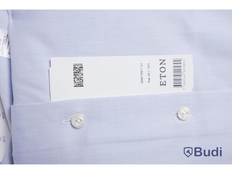 Skjorta - Eton, Slim fit signature twill, blå, strl. 42, Herr. Ny.