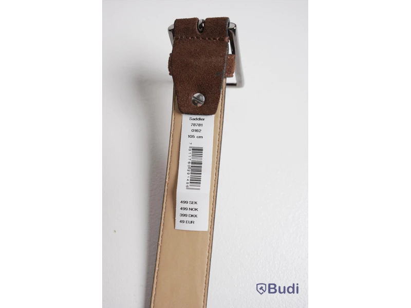 Skärp läder - Saddler, 105 cm.