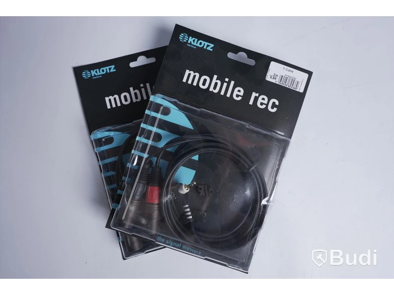 2 st Mobile rec kablar - KLOTZ AY9A0200, 2 m
