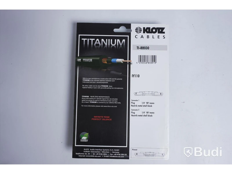 3 st Patchkablar - KLOTZ TI-RR30, 0,3 m