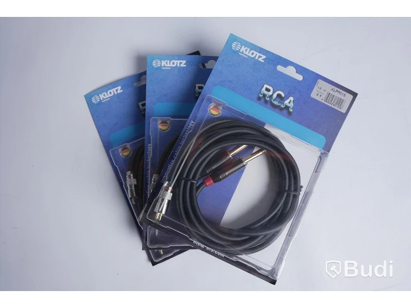 3 st Audio RCA - KLOTZ ALPP015, 1,5 m