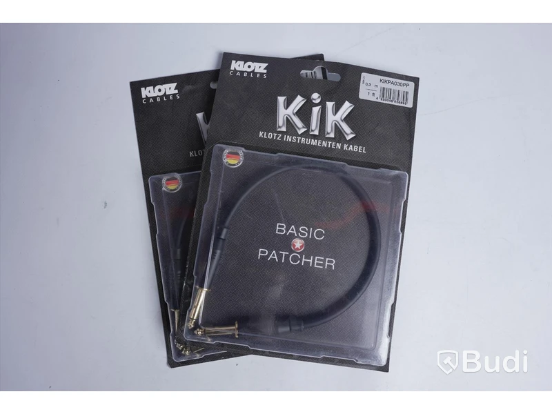 2 st Instrument kablar - KLOTZ - KIKPA030PP, 0,3 m