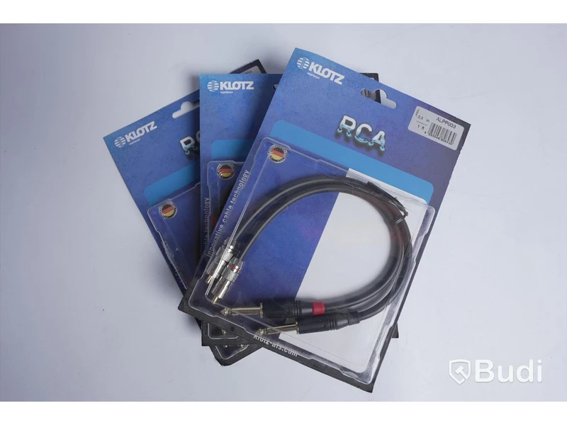 3 st Audio RCA - KLOTZ ALPP015, O,3 m