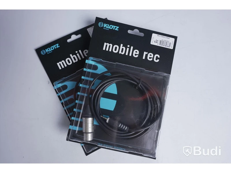 2 st Mobile rec kablar - KLOTZ AU-MF0300, 3 m