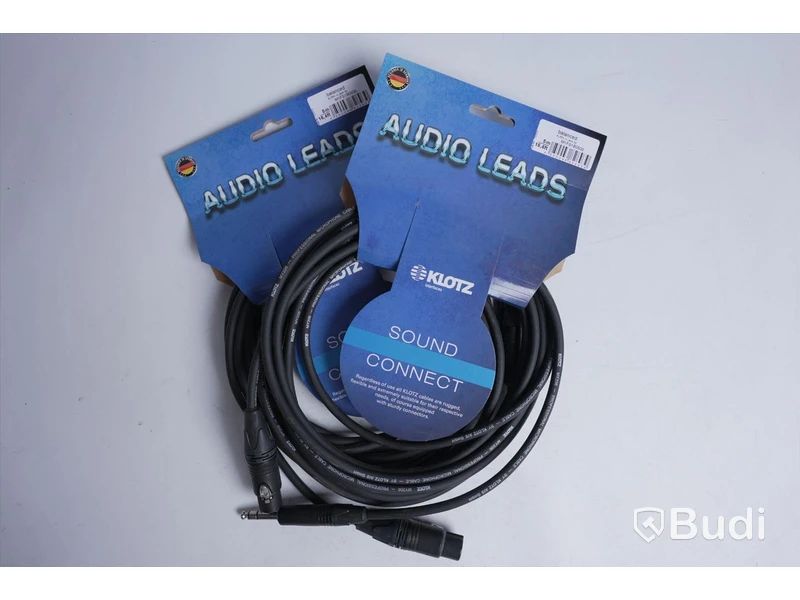 2 st Audio Leads kablar - KLOTZ M1FS1B0500, 5 m