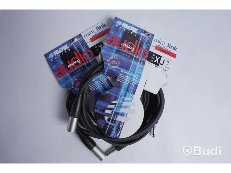 2 st Audio Analog kablar - KLOTZ MBMPSWO3, 3 m