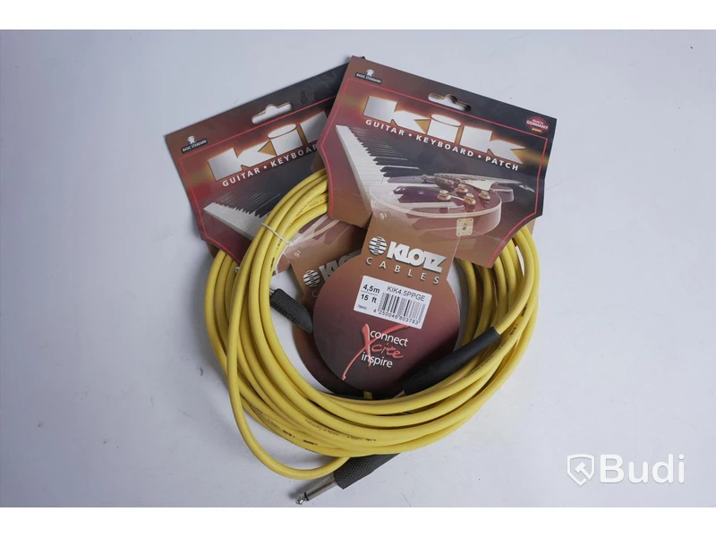2 st KiK Patchkablar - KLOTZ KIK4.5PPGE, 4,5 m