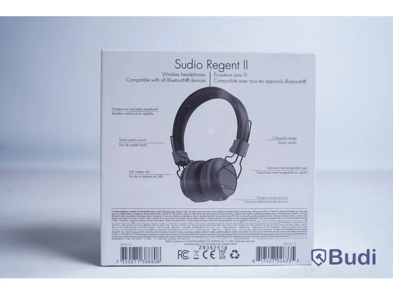 Trådlösa hörlurar - Sudio Regent II. Ny, Obruten förpackning.