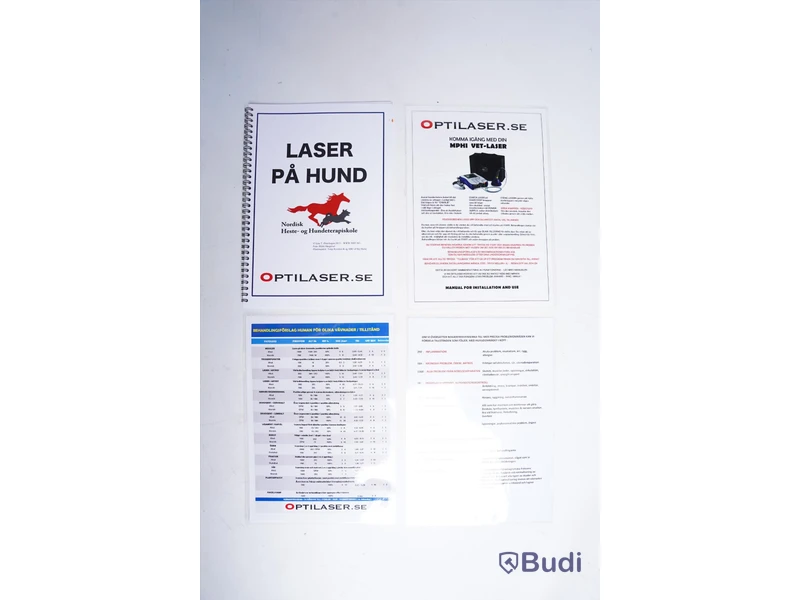 Laserterapi veterinär - Optilaser, MPHI Vet Laser, inkl. tillbehör.