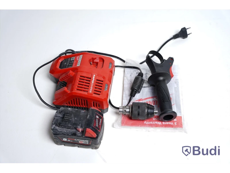 Borrhammare Milwaukee M18 CHX inkl. tillbehör.
