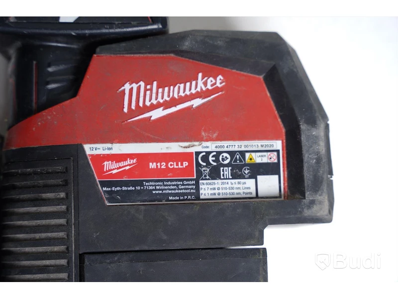 Kombilaser Milwaukee M12 CLLP inkl. 1 extra batteri.