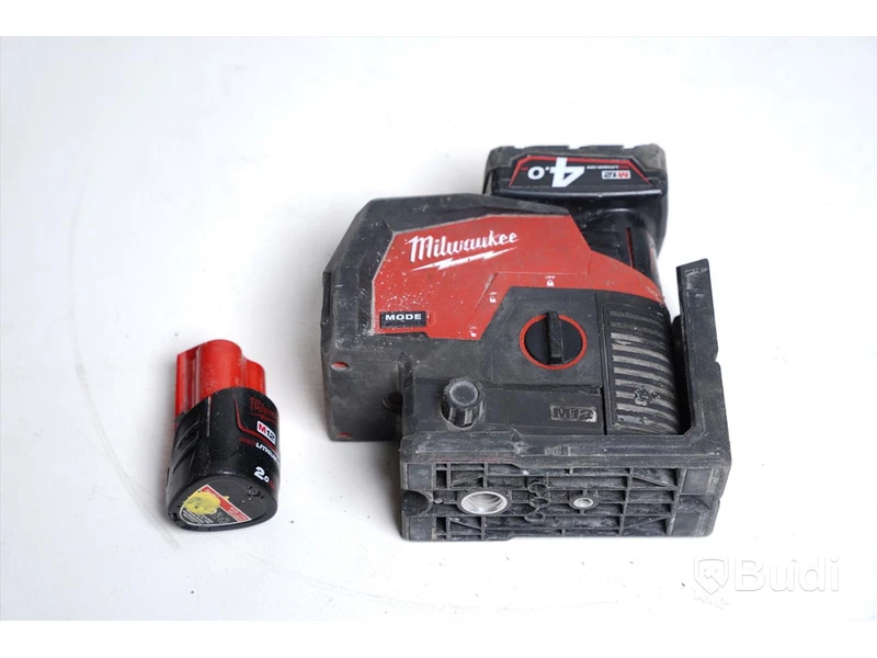 Kombilaser Milwaukee M12 CLLP inkl. 1 extra batteri.