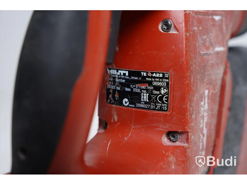 Borrhammare Hilti TE 4-A22 02. Inkl. laddare och extra batteri.