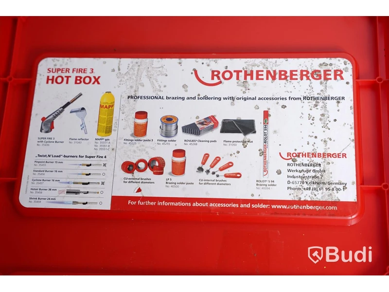 Gasbrännare Rothenberg SUPER FIRE 3 HOT BOX