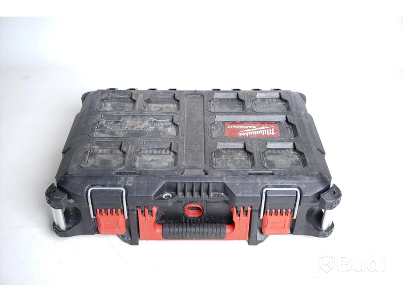 Låda Milwaukee Packout inkl. verktyg.