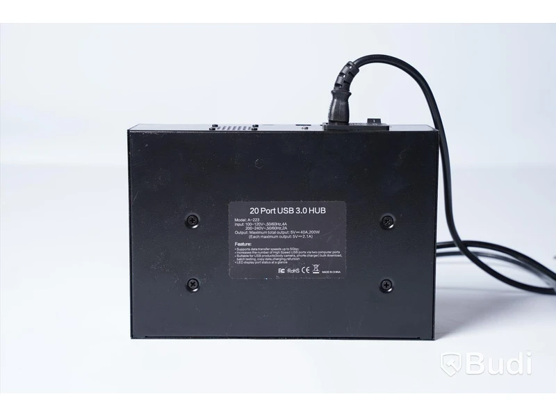 USB Laddningsstation, Sipolar 20 Ports USB Charging Hub Modell: A223