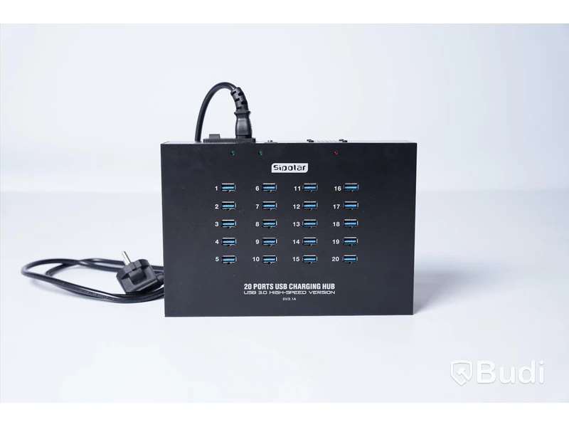 USB Laddningsstation, Sipolar 20 Ports USB Charging Hub Modell: A223