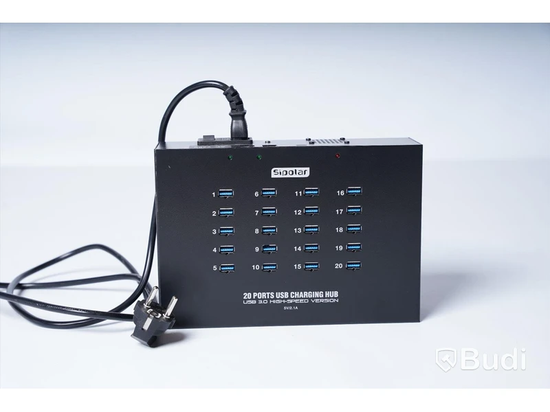 USB Laddningsstation, Sipolar 20 Ports USB Charging Hub Modell: A223
