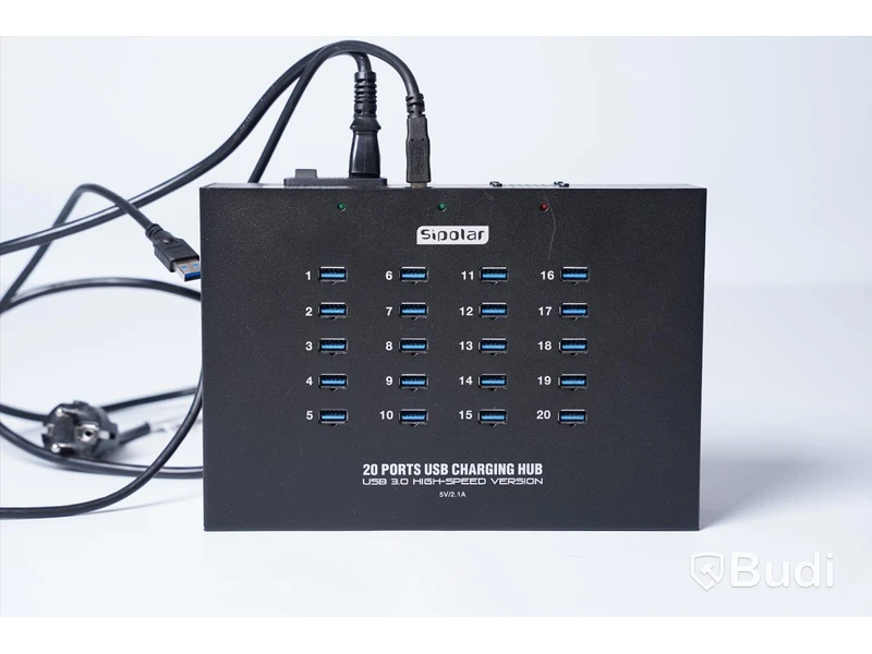 USB Laddningsstation, Sipolar 20 Ports USB Charging Hub Modell: A223
