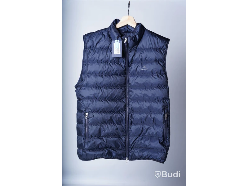 Dunväst - Gant, The Light Down Gilet, marinblå, strl. L.