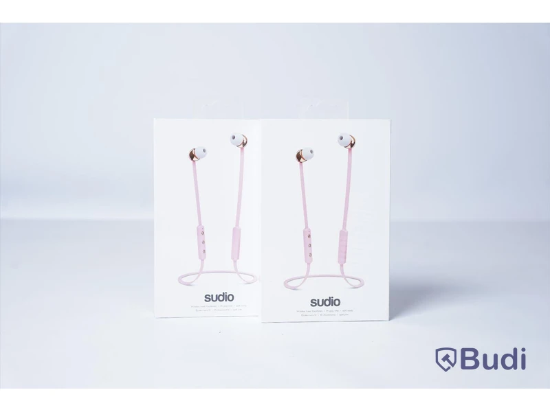 Trådlösa hörlurar 2st - Sudio, Vasa blå, Rosa. Ny, Obruten förpackning.