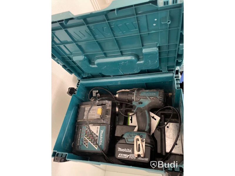 Makita Borr DDF480 ink batteri och laddare